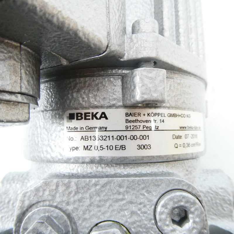 BEKA AB1353211-001-00-001 MZ0.5-10E/B 115V 0.8A NSNP