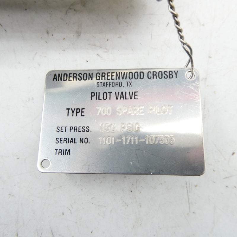 ANDERSON GREENWOOD CROSBY 700 150PSI NSNP