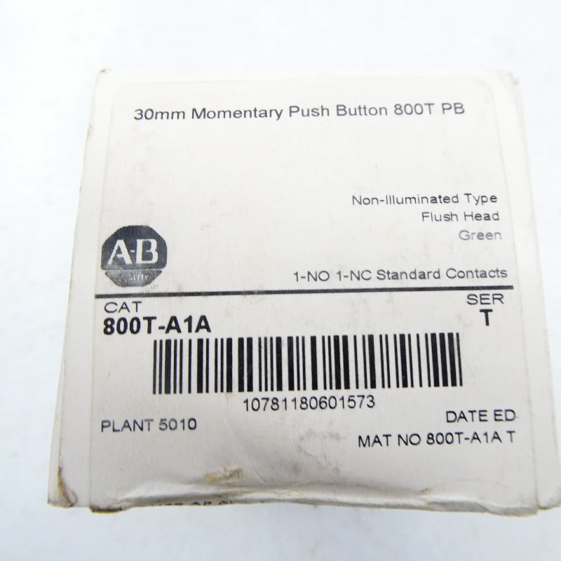 ALLEN BRADLEY 800T-A1A SER. T (WH) NSFS