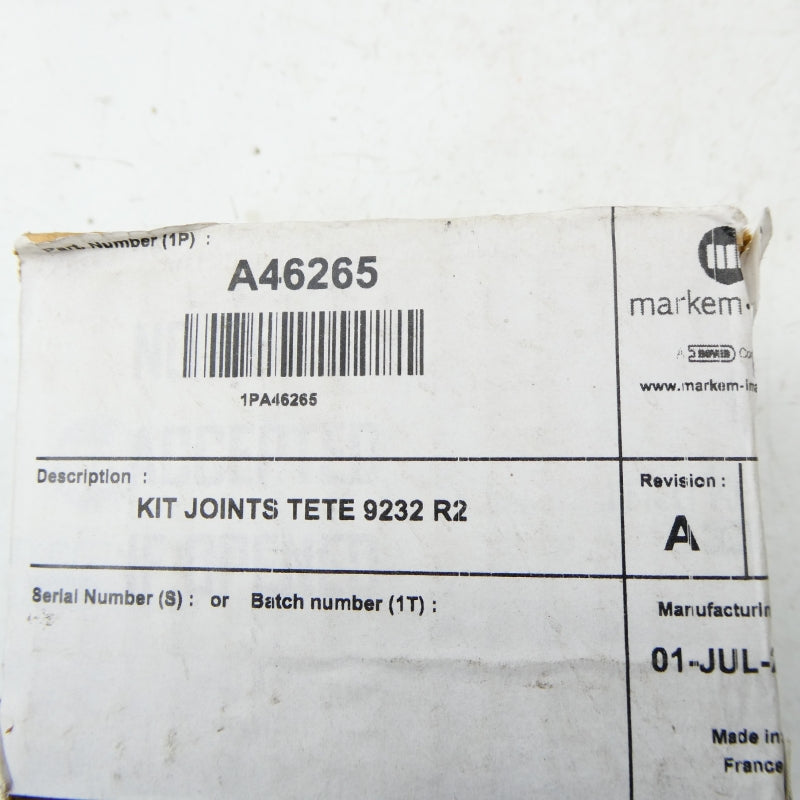 MARKEM A46265 REV. A NSMP