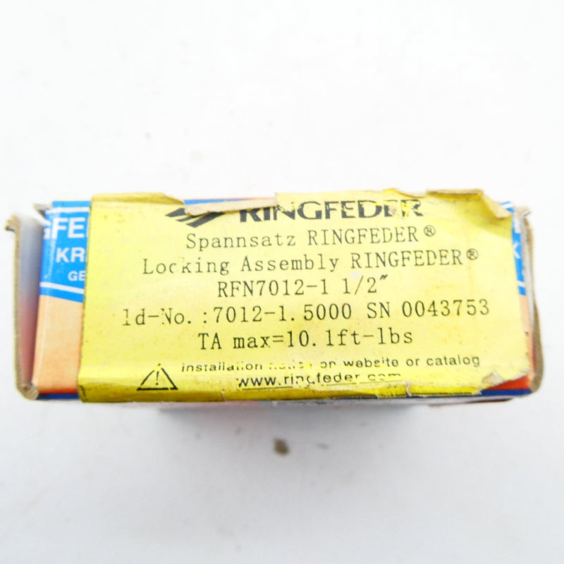 RINGFEEDER 7012-1.5000 RFN7012-1-1/2 NSMP