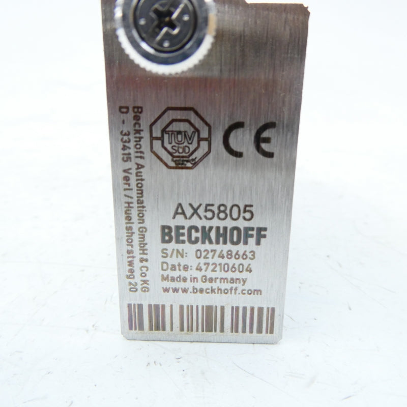BECKHOFF AX5805 NSMP