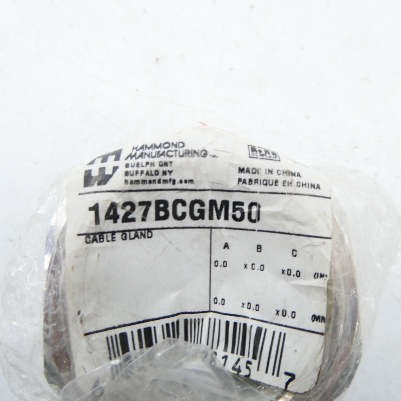 HAMMOND MANUFACTURING 1427BCGM50 NSMP