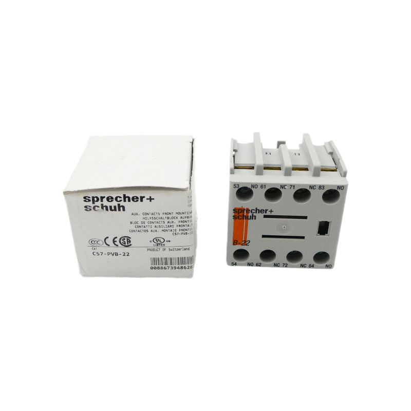 SPRECHER+SCHUH CS7-PVB-22 SER. B 600VAC 10A NSMP