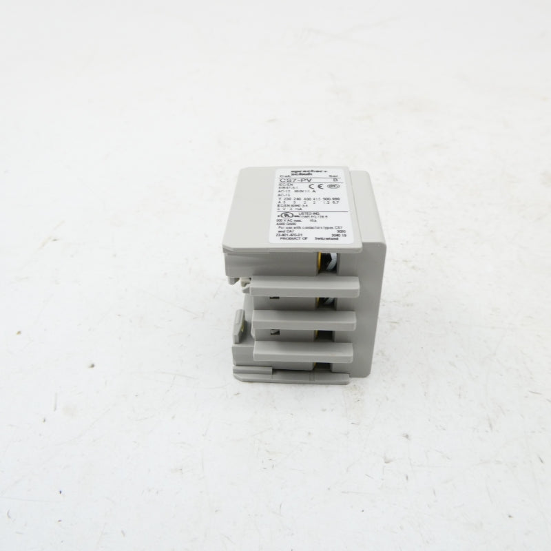 SPRECHER+SCHUH CS7-PVB-22 SER. B 600VAC 10A NSMP