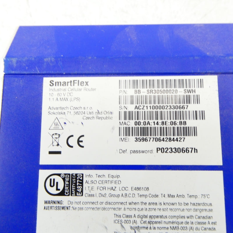 SMARTFLEX BB-SR30500020-SWH 10-60VDC 1.1A NSNP