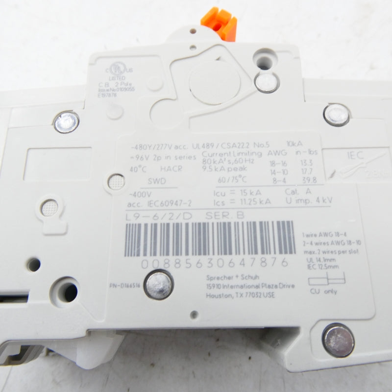 SPRECHER+SCHUH L9-6/2/D SER. B 277VAC 6A NSMP