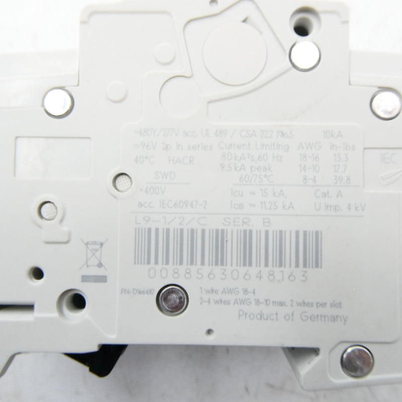 SPRECHER+SCHUH L9-1/2/C SER. B 277VAC 1A NSMP