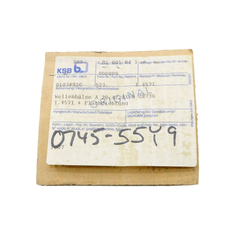 KSB 01038920 NSMP