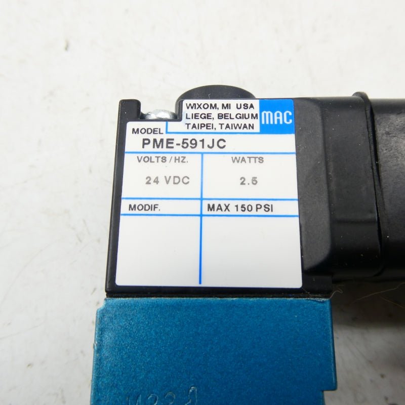 MAC PME-591JC 24VDC 150PSI NSMP