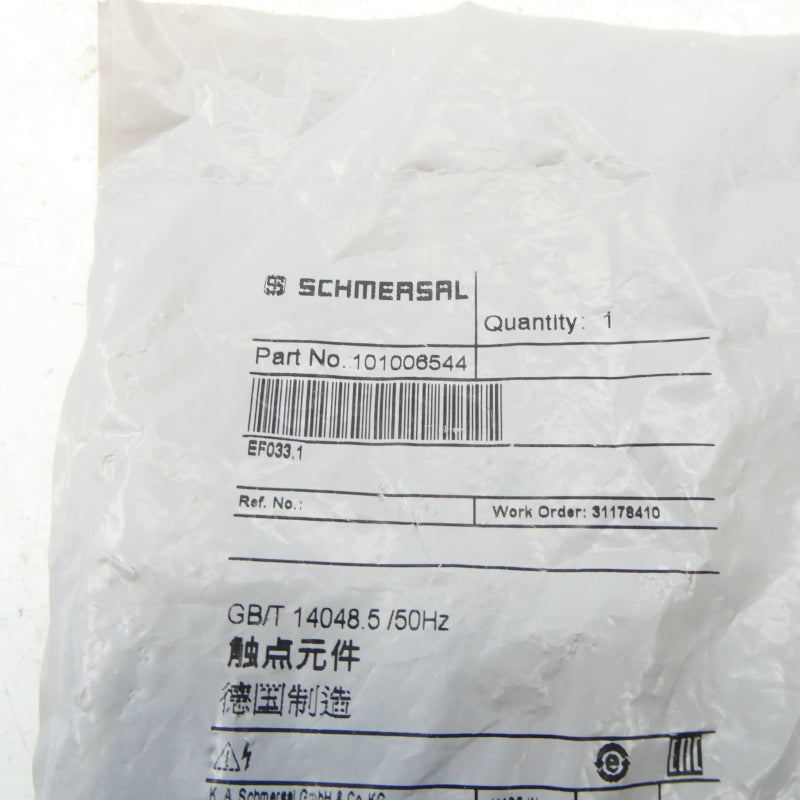 SCHMERSAL 101006544 EF033.1 250VAC 8A NSMP