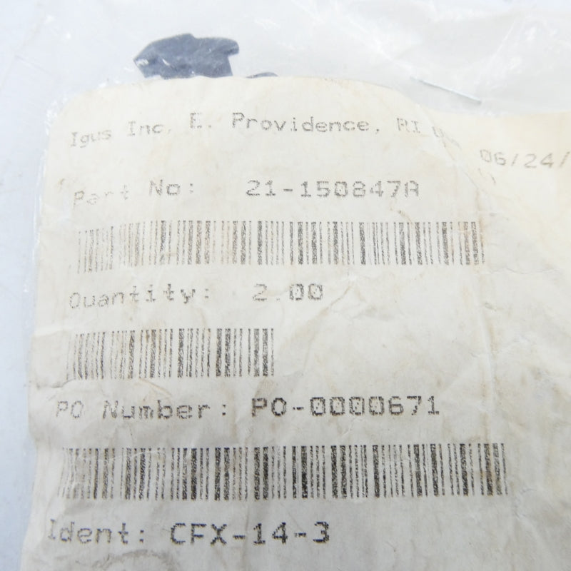 IGUS CFX-14-3 (PKG OF 2) NSMP