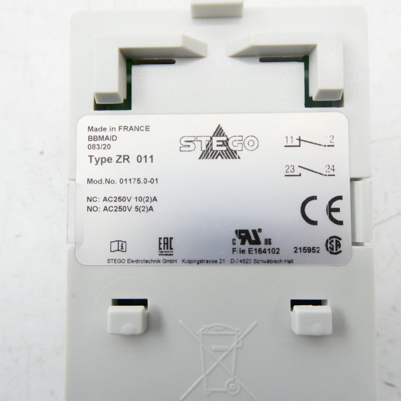 STEGO ZR011 01175.0-01 250VAC 10A NSMP