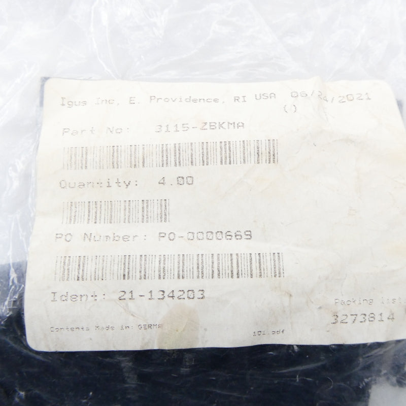 IGUS 3115-ZBKMA (PKG OF 4) NSMP