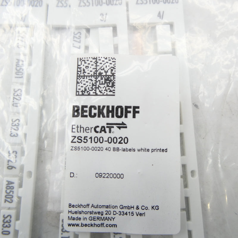 BECKOFF ZS5100-0020 NSMP