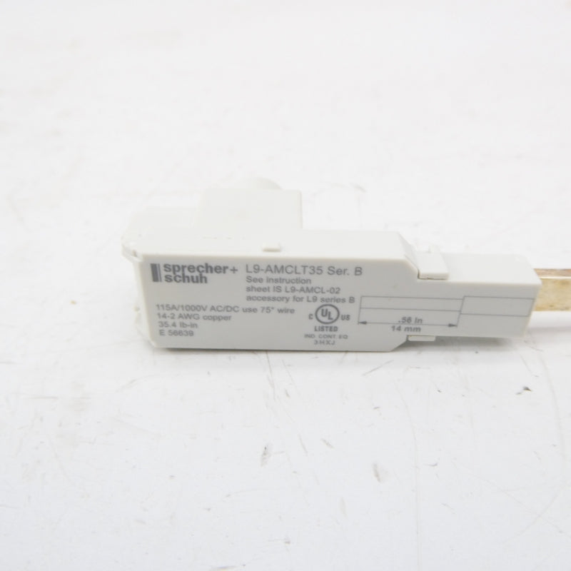 SPRECHER+SCHUH L9-AMCLT35 SER. B 1000VAC/DC 115A (PKG OF 10) NSMP