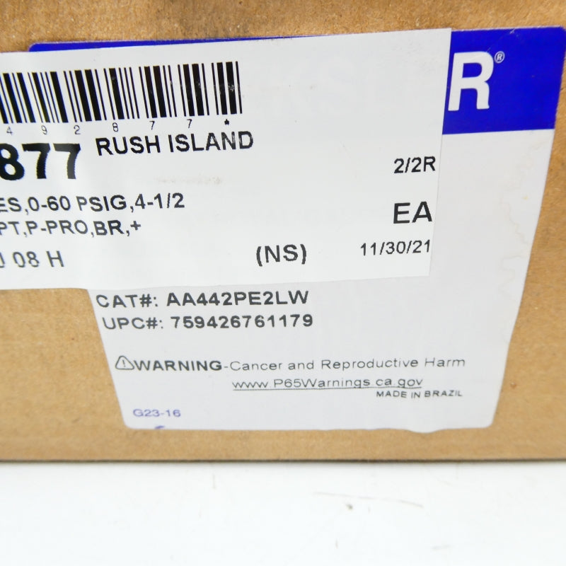 WEKSLER AA442PE2LW 60PSI 4-1/2" NSMP