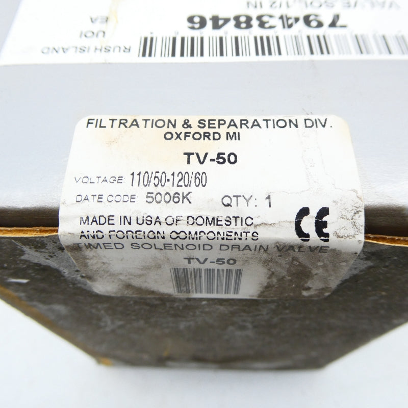 PARKER TV-50 110/120V NSFS