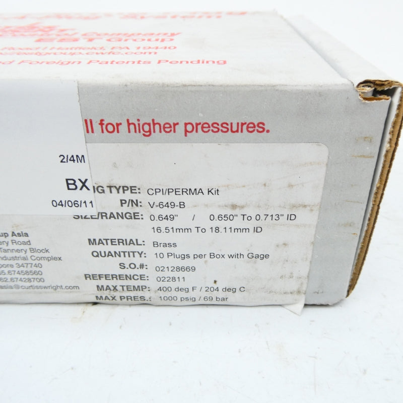 CURTIS V-649-B (PKG OF 10) NSMP