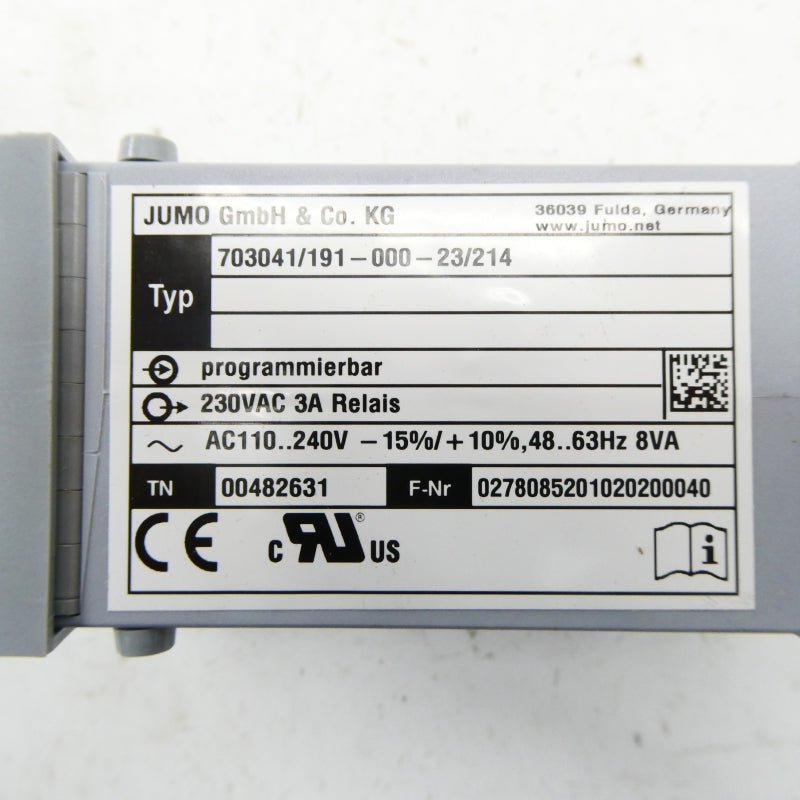 JUMO 703041/191-000-23/214 110-240VAC NSMP