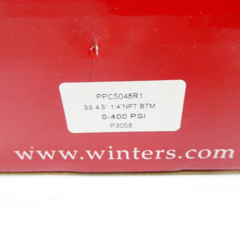 WINTERS PPC5048R1 0-400PSI NSMP