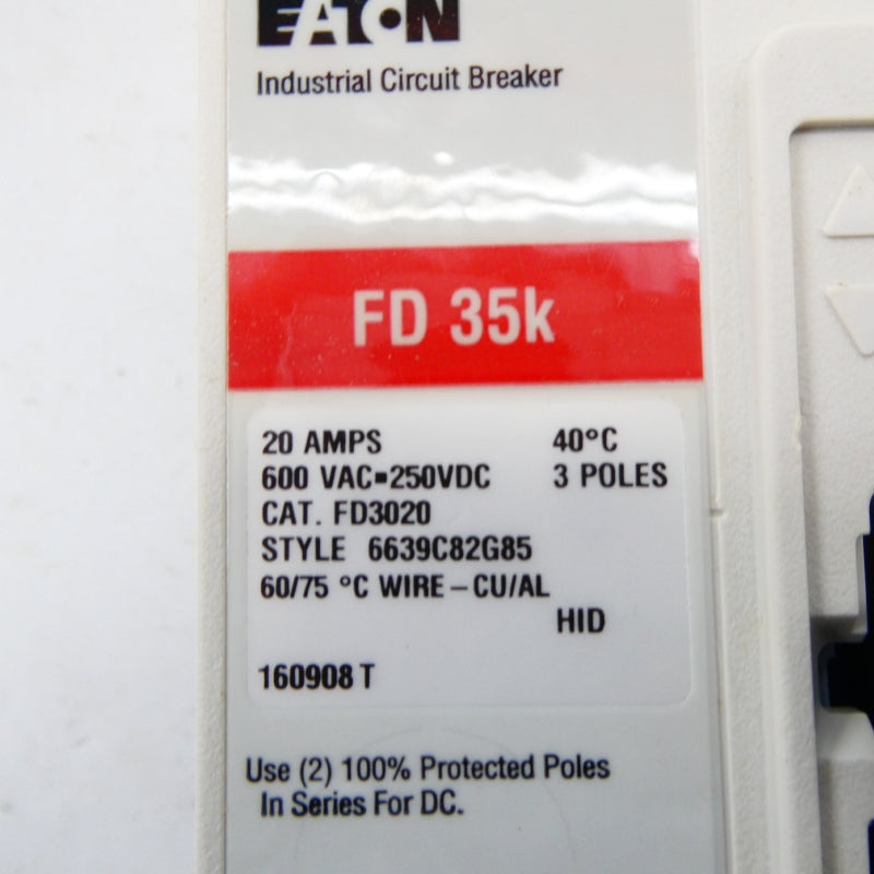 EATON FD3020 SER. C 600VAC 20A NSMP
