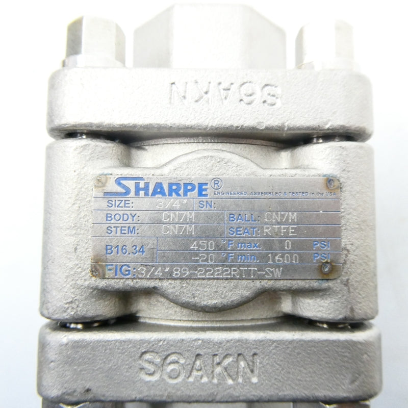 SHARPE 3/4-89-2222RTT-SW 1600PSI NSNP