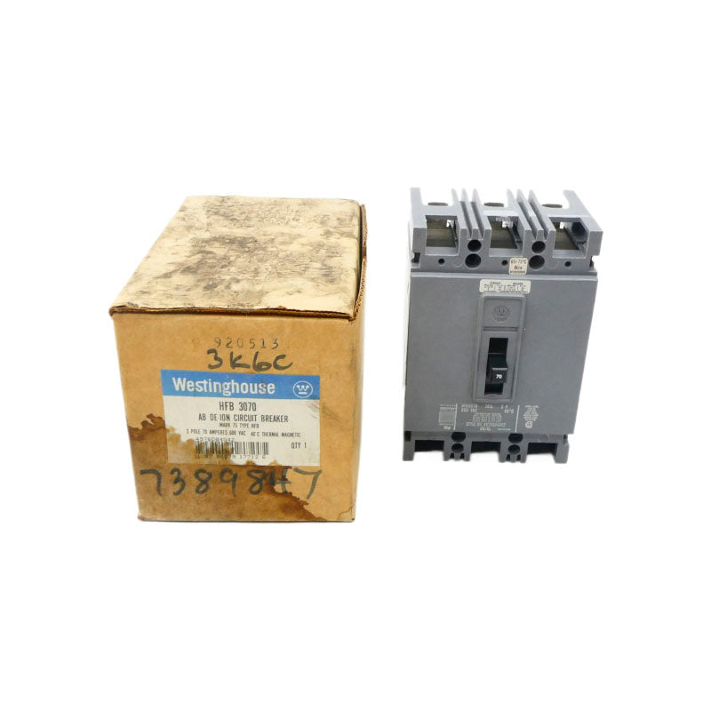WESTINGHOUSE HFB3070 600VAC 70A NSMP