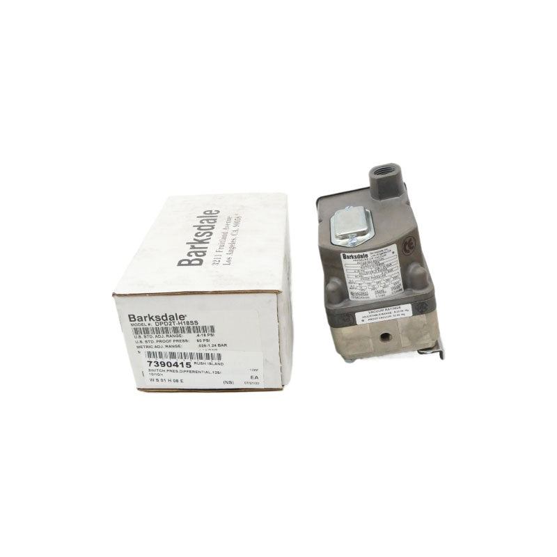 BARKSDALE DPD2T-H18SS 480VAC 3A .4-18PSI NSMP