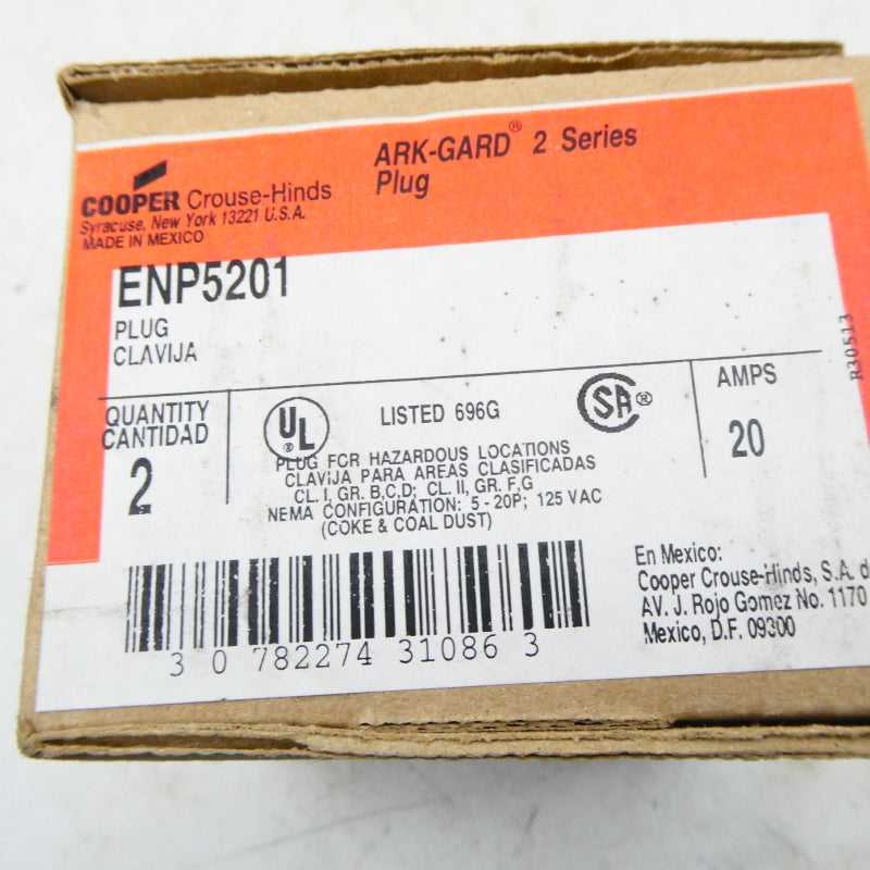 CROUSE HINDS ENP5201 20A (PKG OF 2) NSFS