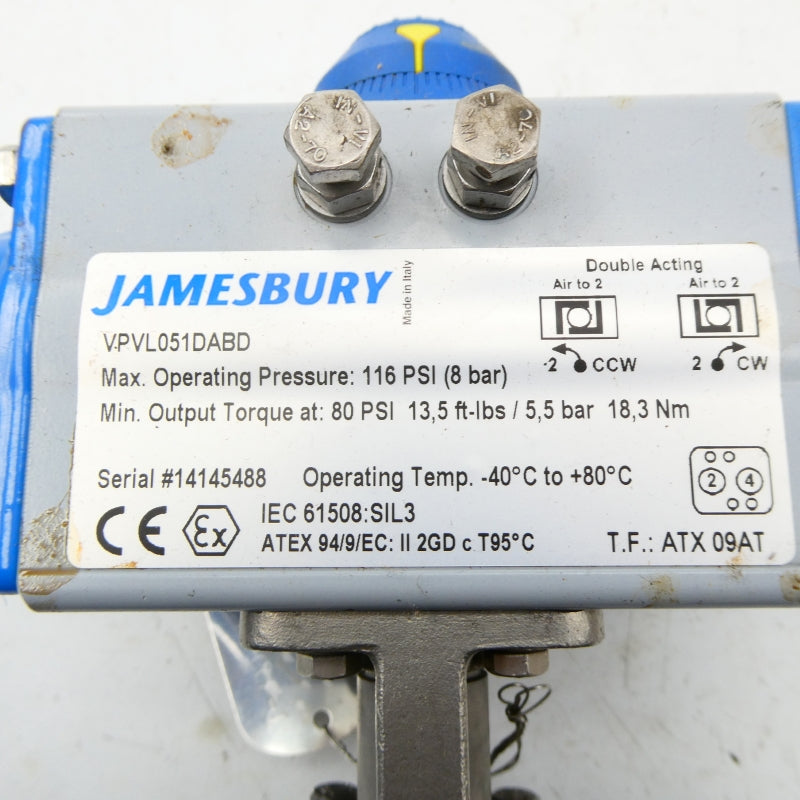 JAMESBURY VPVL051ABD 116PSI NSNP