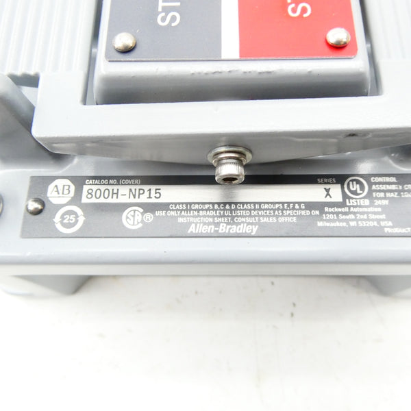 ALLEN BRADLEY 800H-NP15 SER. X NSNP