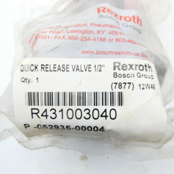 REXROTH R431003040 P-052935-00004 1/2" NSMP