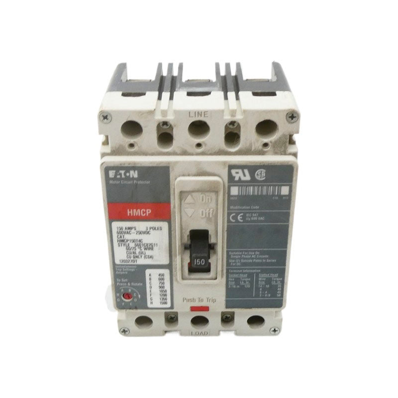 CUTLER HAMMER HMCP150T4C 600VAC 150A NSNP