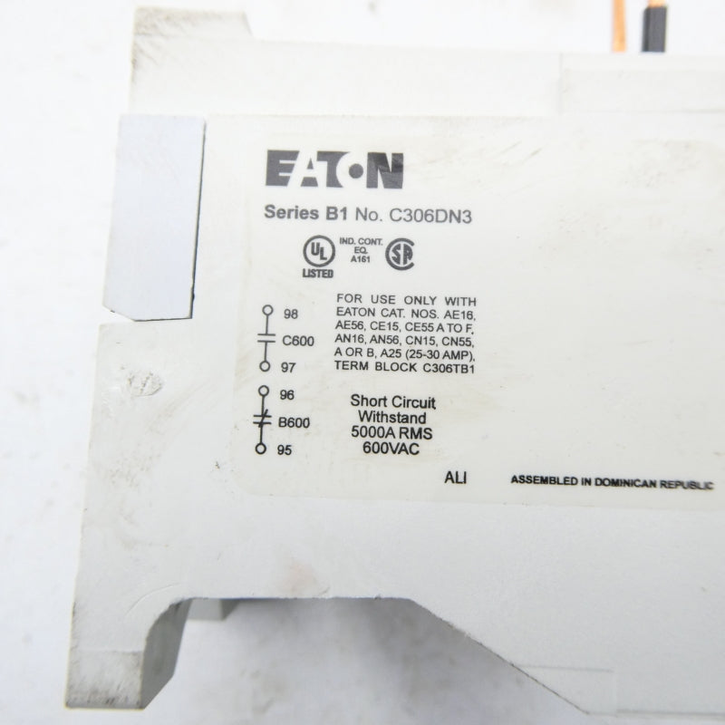 EATON C306DN3 SER. B1 600VAC 5000A NSNP