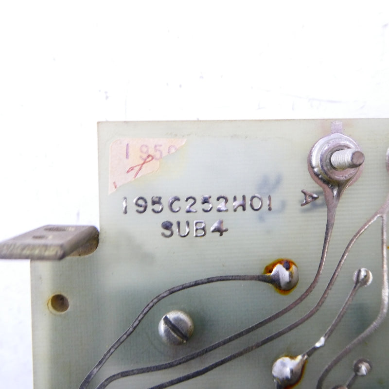WESTINGHOUSE 195C252H01 NSNP
