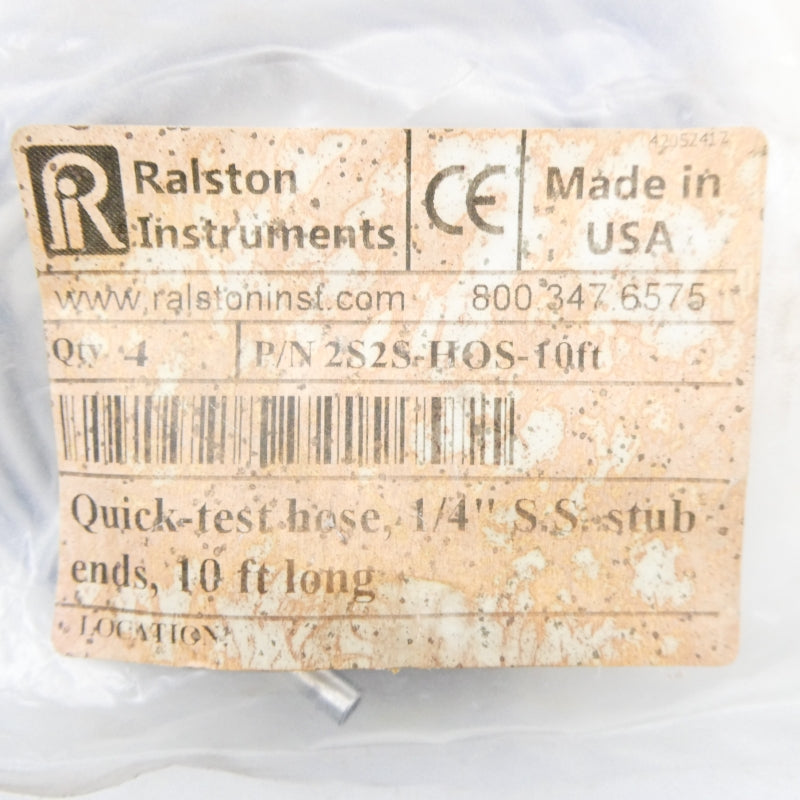RALSTON INSTRUMENTS 2S2S-HOS-10FT (PKG OF 2) NSMP
