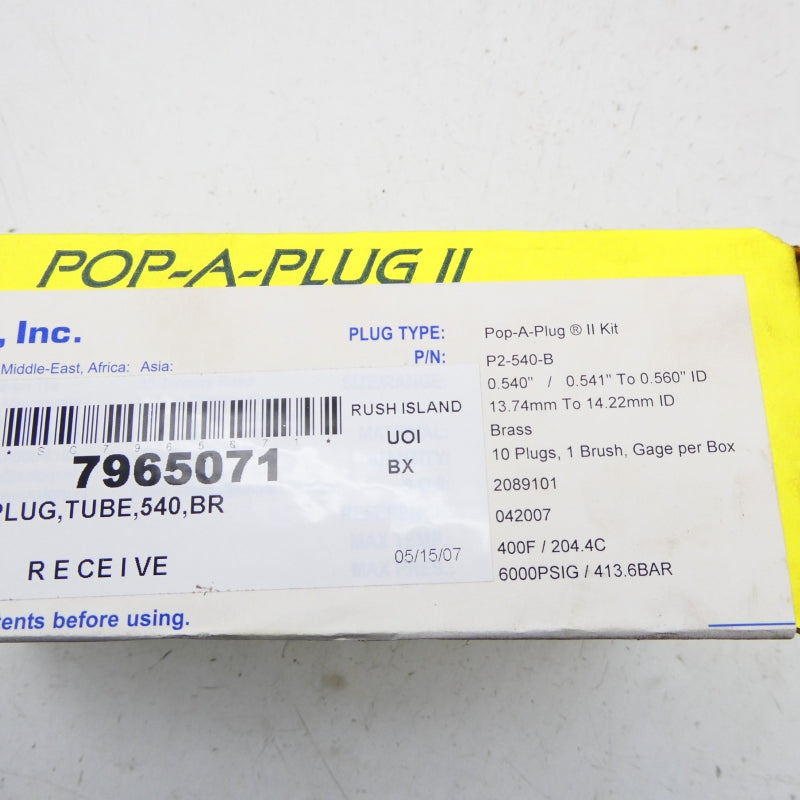 EST GROUP P2-540-B 600PSI (PKG OF 10) NSFS