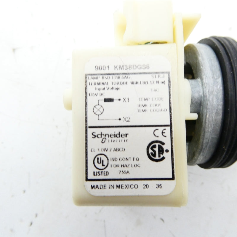 SCHNEIDER ELECTRIC 9001KP38DGS6G31 SER. J 135VDC NSMP