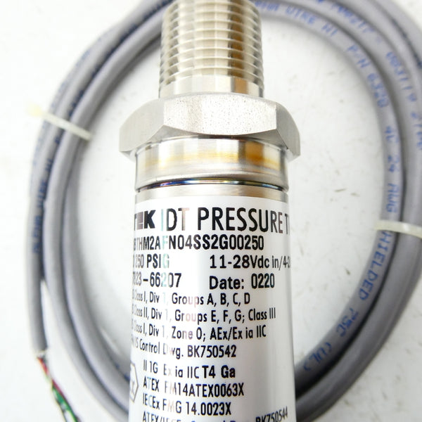 AMETEK DD3BTHM2AFN04SS2G00250 11-28VDC 0-250PSI NSNP