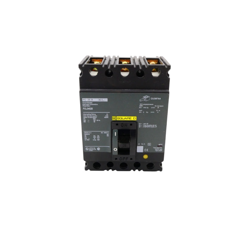 SQUARE D FCL34025 480V 25A (GREEN) NSNP