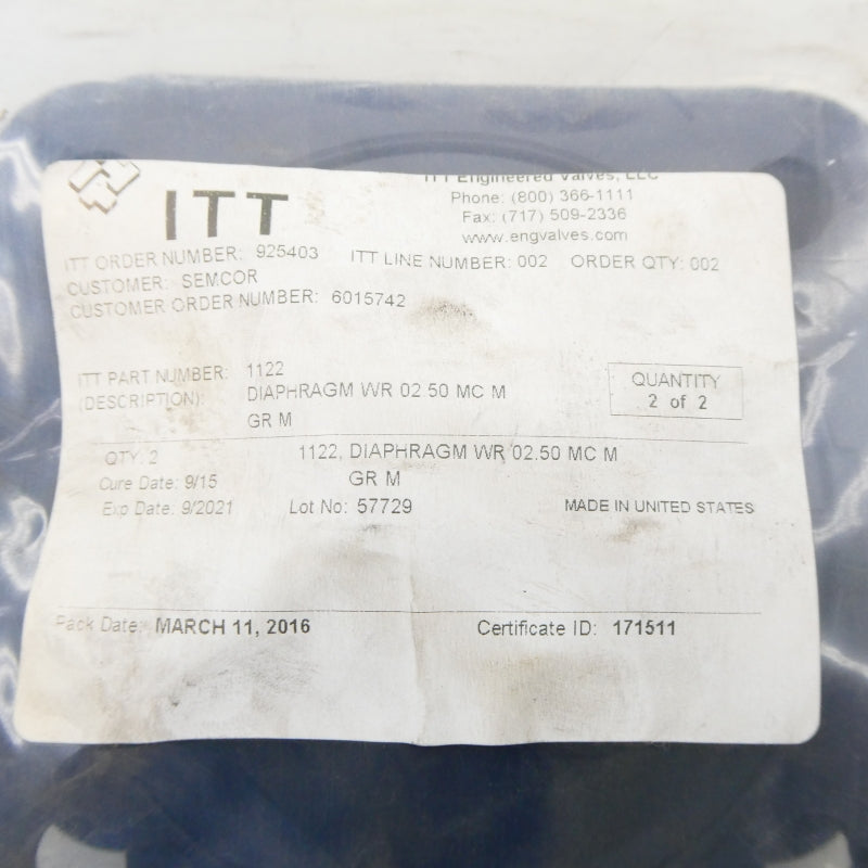 ITT 1122 NSMP