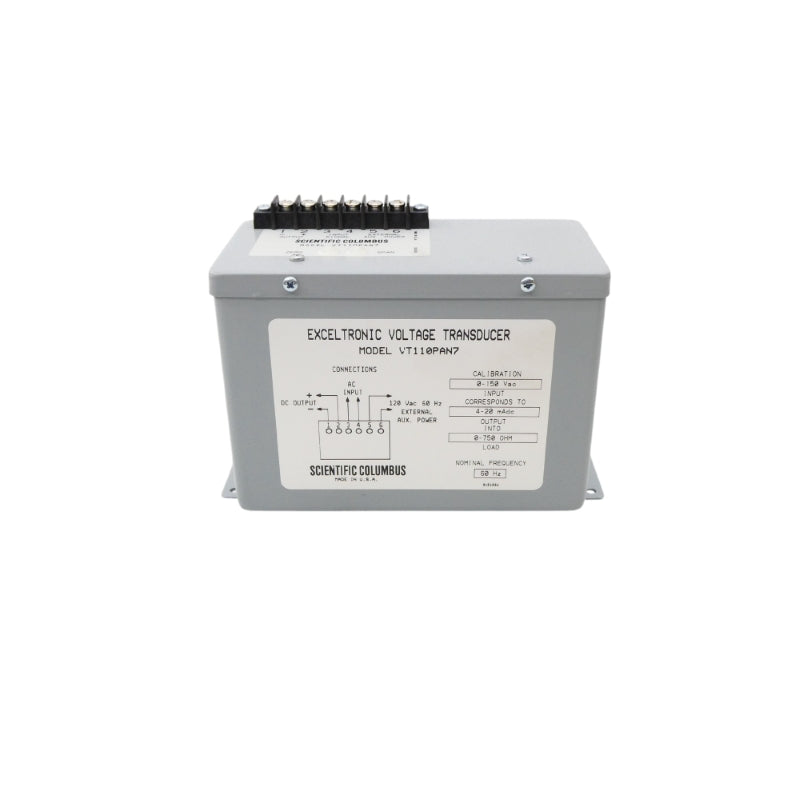 SCIENTIFIC COLUMBUS VT110PAN7 120VAC NSNP