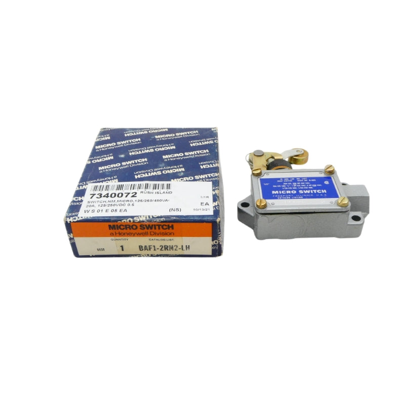 MICRO SWITCH BAF1-2RN2-LH 480VAC 20A NSMP