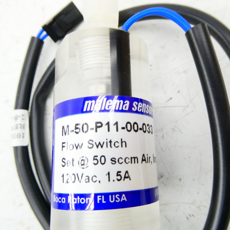 MALEMA SENSORS M-50-P11-00-033 120VAC 1.5A NSNP