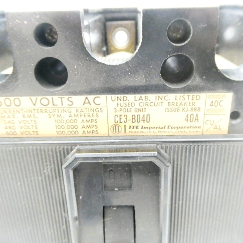 ITE CE3-B040 600V 40A NSNP