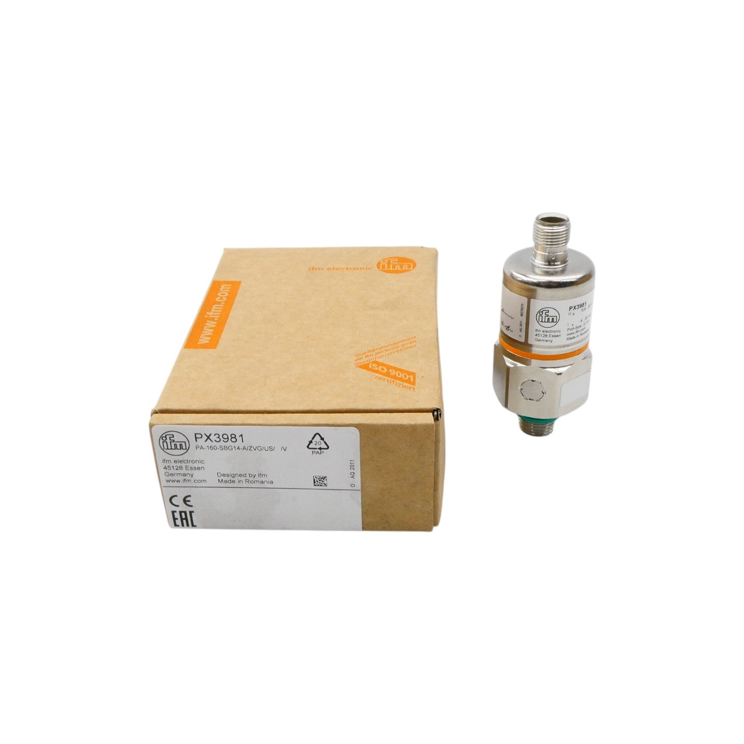IFM EFECTOR PX3981 PA-160-SBG14-A/ZVG/US//V 9.6-32VDC NSMP