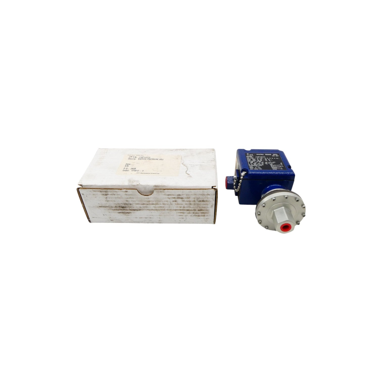 ITT 110P14CC3 125/250VAC 11A 3-15PSI NSMP