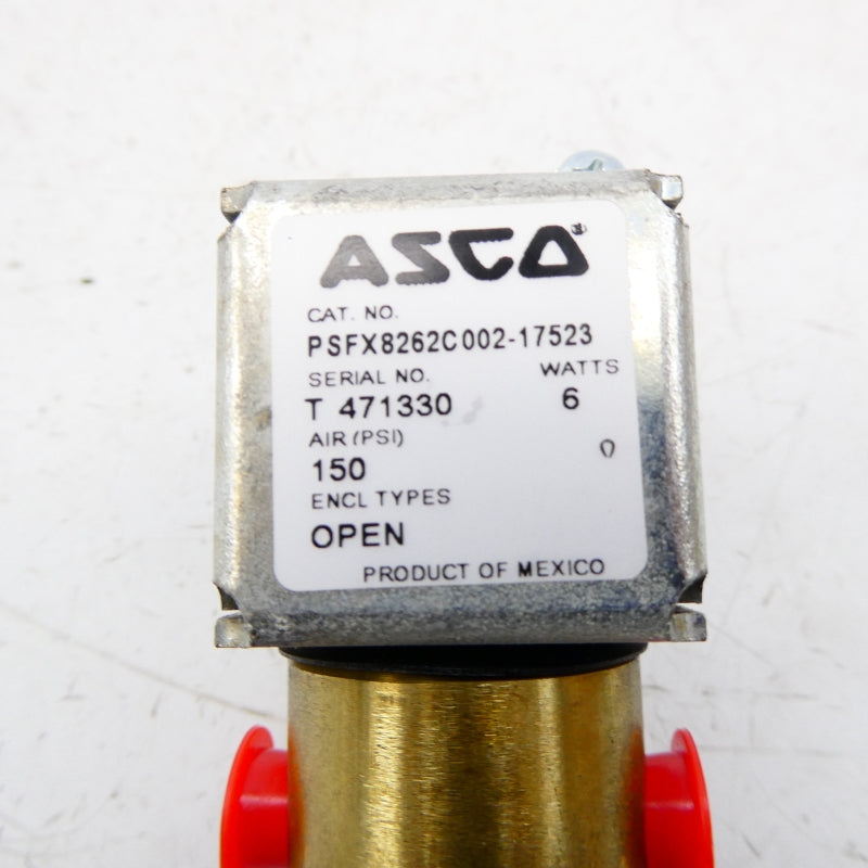 ASCO PSFX8262C002-17523 120V 150PSI NSMP