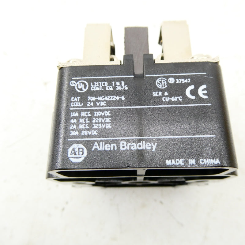 ALLEN BRADLEY 700-HG42Z24-6 SER. A 24VDC (WH) NSMP